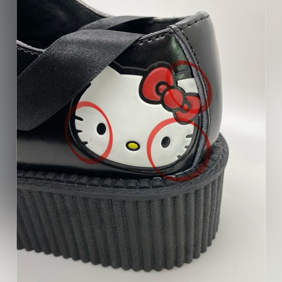 T.U.K. Hello Kitty limited edition mondo creepers size Us5 EU36 NWB - Picture 9 of 13